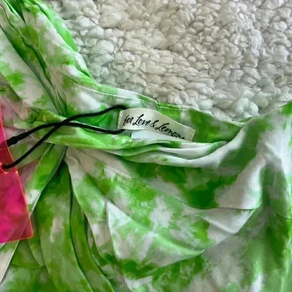 For love and lemons  green tie dye skirt in size Small - Picture 2 of 4